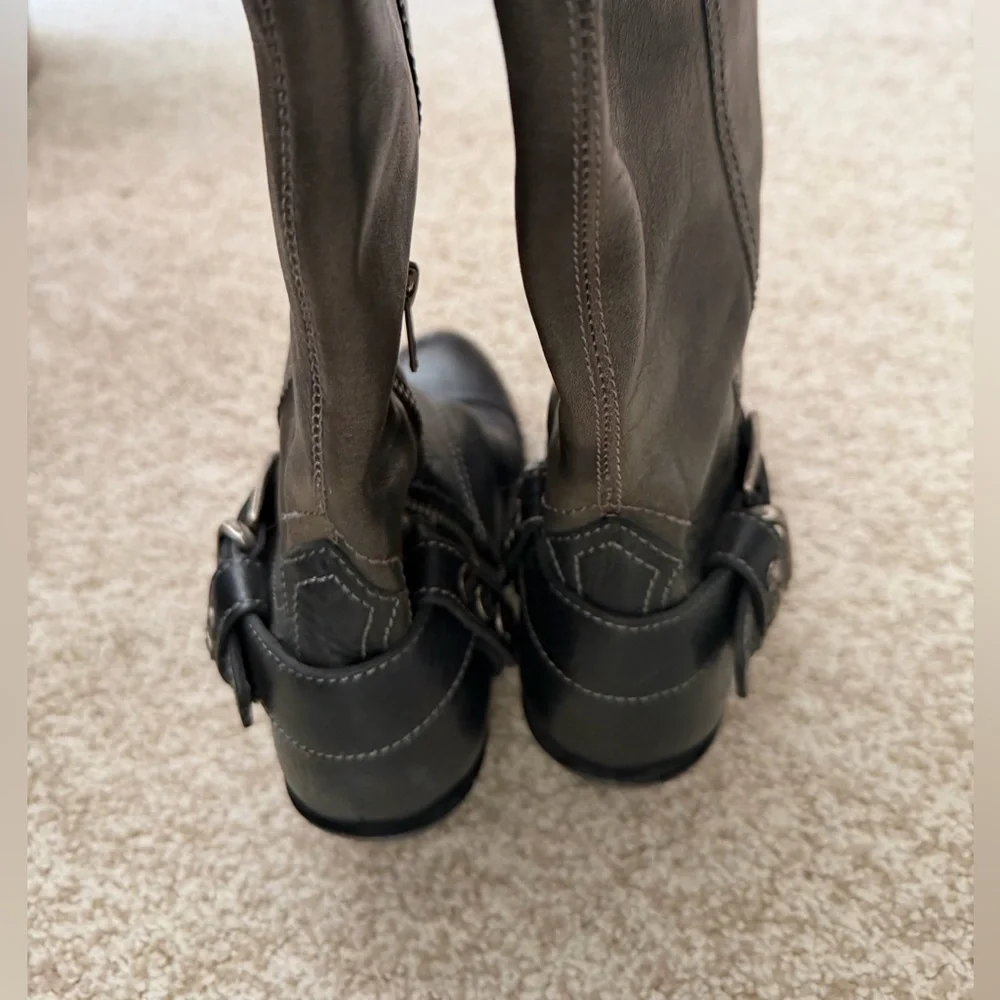 Muro WOMEN'S LEVELLAND WESTERN BOOTS ROUND TOE‎ buckle